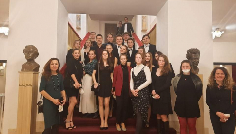 Studenti 5. AF vyrazili do Moravského divadla Olomouc