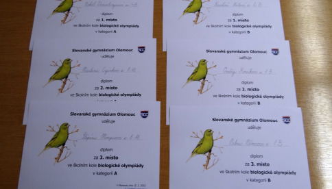 BIOLOGICKÁ OLYMPIÁDA 2022