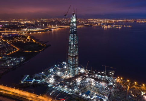 Лахта-центр в Санкт Петербурге