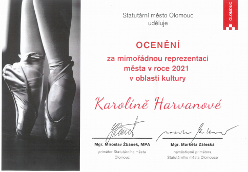 Úspěch Karolíny Harvanové