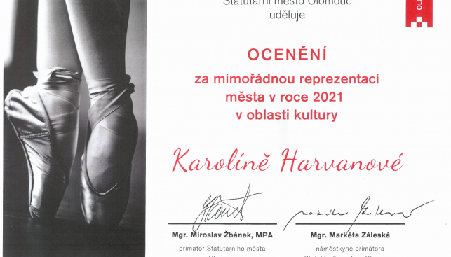 Úspěch Karolíny Harvanové