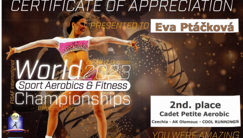 Velký úspěch naší žákyně Evy Ptáčkové