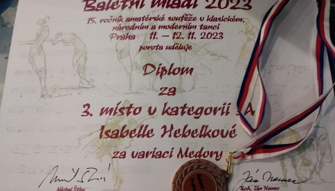 Opět velký úspěch naší baletky!