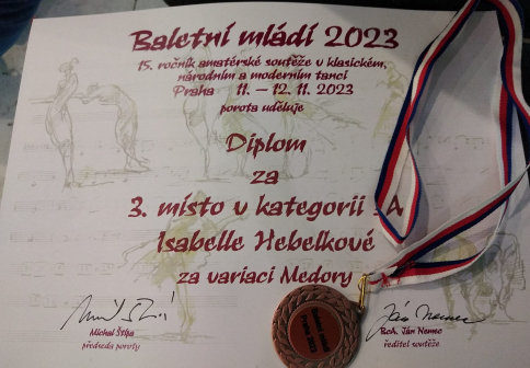 Opět velký úspěch naší baletky!