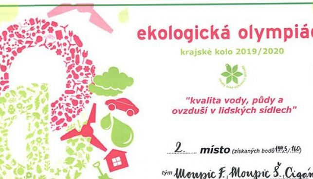 Ekologická olympiáda - krajské kolo